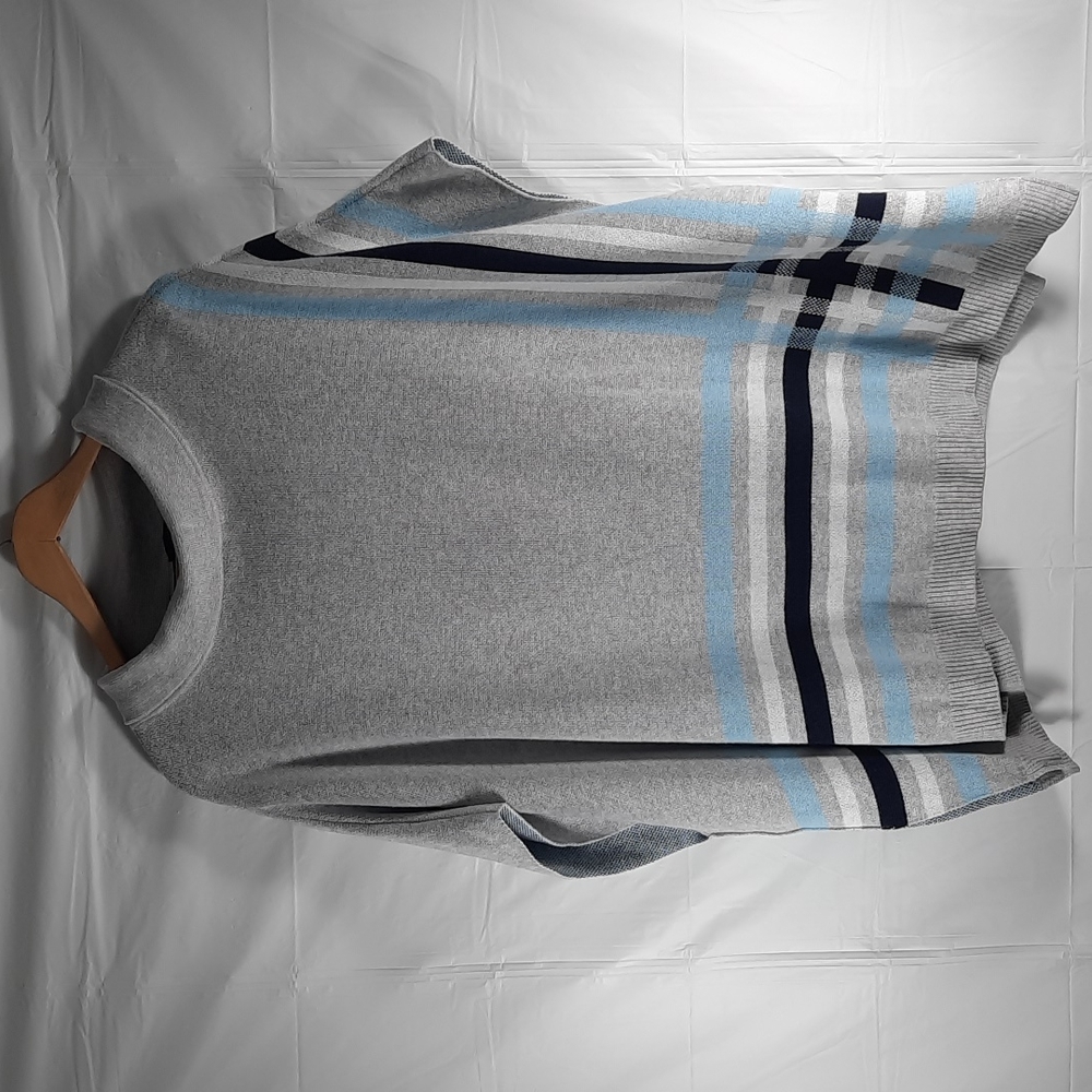 NWT TALBOTS Gray/Blue sweater Sz XS/S